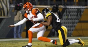 Bengals punter leaves game with fractured jaw after VICIOUS HIT